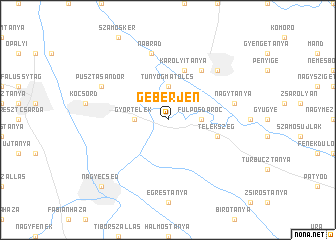 map of Géberjén