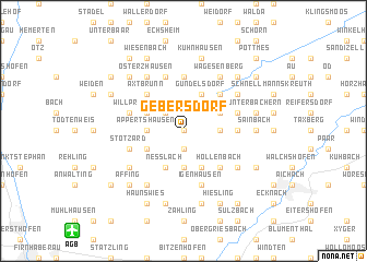 map of Gebersdorf