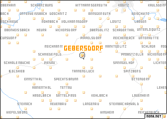 map of Gebersdorf