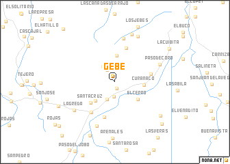 map of Gebe