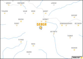 map of Gebga