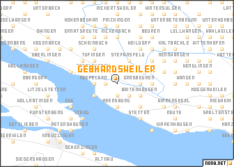 map of Gebhardsweiler