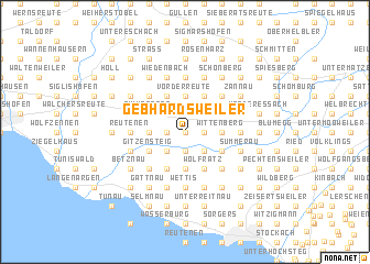 map of Gebhardsweiler