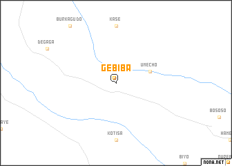 map of Gebība