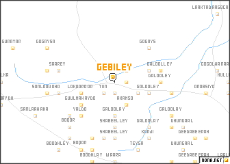 map of Gebiley