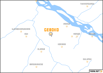 map of Geboko