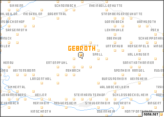 map of Gebroth