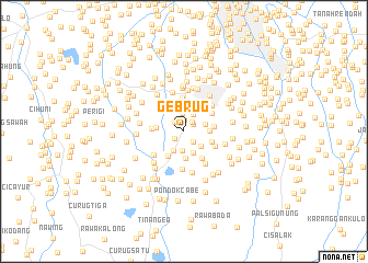 map of Gebrug