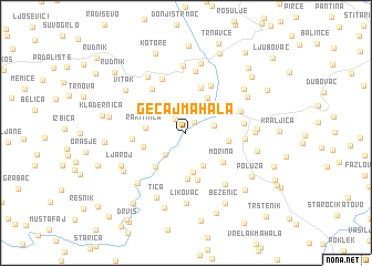 map of Gecaj Mahala