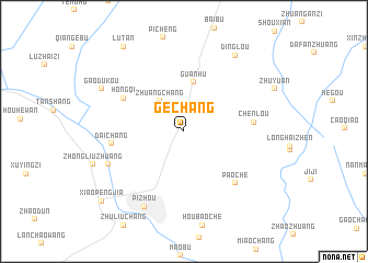 map of Gechang