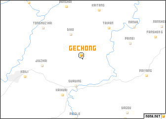 map of Gechong