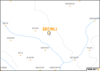 map of Geçimli