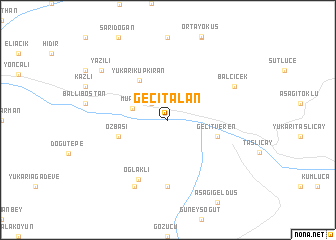 map of Geçitalan