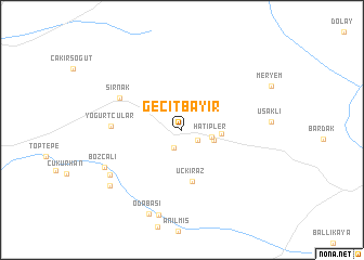 map of Geçitbayır
