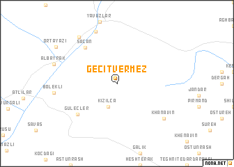 map of Geçitvermez