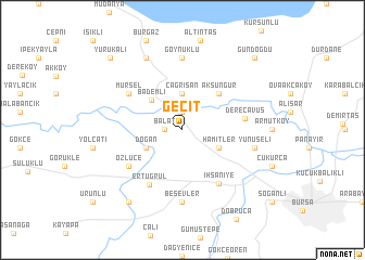 map of Geçit