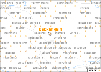 map of Geckenheim