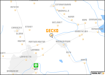 map of Gecko