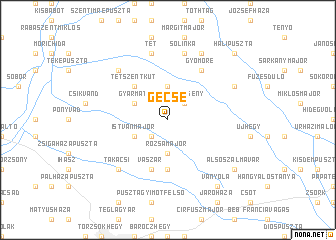 map of Gecse