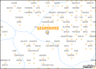 map of Gedam Ā‘imro