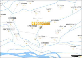 map of Gedangdian