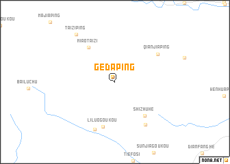 map of Gedaping