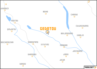 map of Gedatou