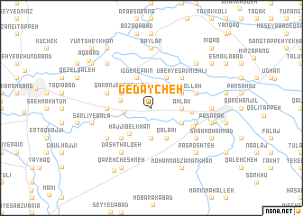 map of Gedāycheh