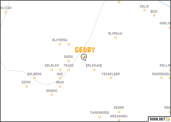 map of Gedāy