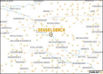 map of Geddelsbach