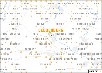 map of Geddenberg