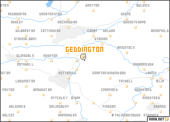 map of Geddington