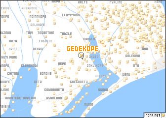 map of Gedekope