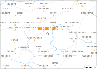 map of Gedeonovo