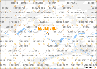 map of Gederbach