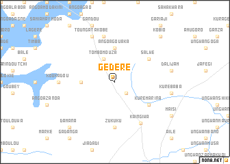 map of Gedere