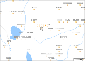 map of Gedero