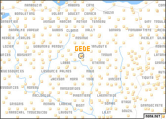 map of Gédé