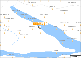 map of Gedikler