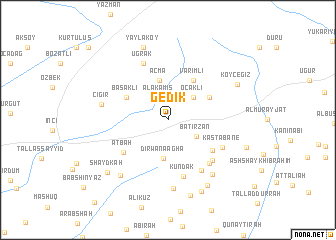 map of Gedik