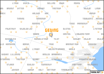 map of Geding