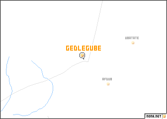 map of Gedlegubē