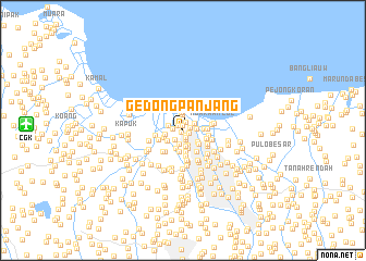 map of Gedongpanjang