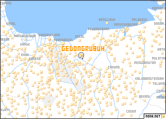 map of Gedongrubuh