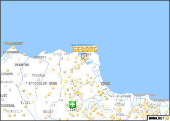 map of Gedong