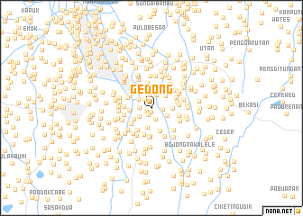 map of Gedong