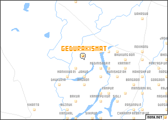 map of Gedura Kismat