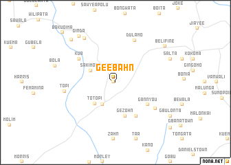 map of Geebahn