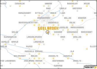 map of Geelbroek