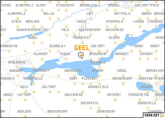 map of Geel